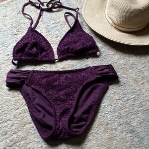Amethyst Colored Bikini NWOT Sz M
